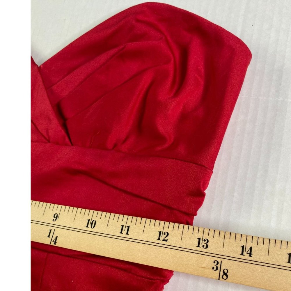 21 by Rue21 Red Strapless Sweetheart Neckline Dress Women’s Size Small Cocktail - Picture 8 of 8
